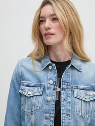 Calvin Klein dámska modrá džínsová bunda - M (1AA)