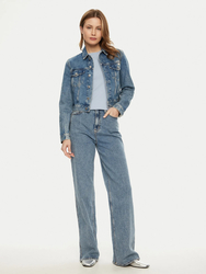 Calvin Klein dámska modrá džínsová bunda - S (1A4)