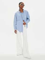 Calvin Klein dámska modrá košeľa - XS (1AA)