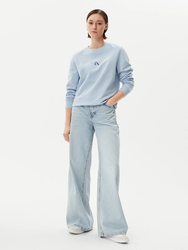 Calvin Klein dámska svetlo modrá mikina - L (CUI)