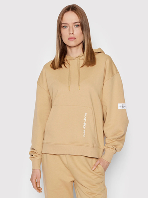 Calvin Klein dámska svetlo hnedá mikina - M (AB0)