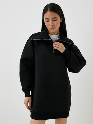 Calvin Klein dámske voľné čierne šaty - XS (BEH)