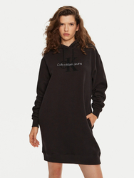 Calvin Klein dámske čierne mikinové šaty - XS (BEH)