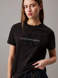 Calvin Klein dámske čierne tričko - XS (BEH)