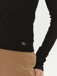 Calvin Klein dámske čierne tričko - L (BEH)