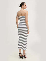Calvin Klein dámske čiernobiele šaty - XS (0K4)