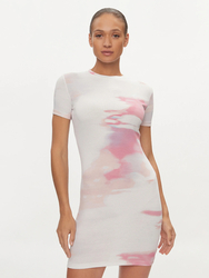 Calvin Klein dámske rebrované šaty - XS (0LA)