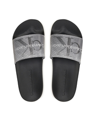 Calvin Klein dámske šedočierne šľapky  - 37 (0GN)