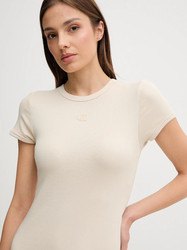 Calvin Klein dámske béžové šaty - XS (PB5)