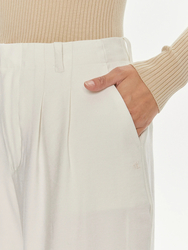 Calvin Klein dámske béžové nohavice - L (YBI)