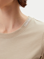 Calvin Klein dámske béžové tričko - XS (PF0)