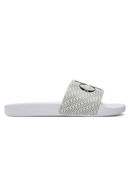 Calvin Klein dámske biele šľapky  - 40 (01W)