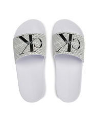 Calvin Klein dámske biele šľapky  - 40 (01W)