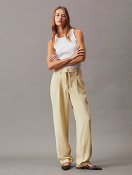 Calvin Klein dámske zelené nohavice - XS (LFU)