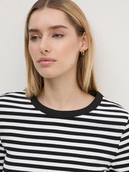 Calvin Klein dámske pruhované tričko - S (0GO)