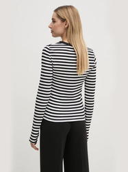Calvin Klein dámske pruhované tričko - S (0GO)