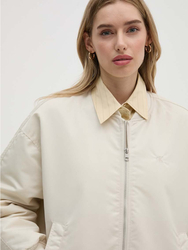 Calvin Klein dámsky béžový bomber  - M (ACF)