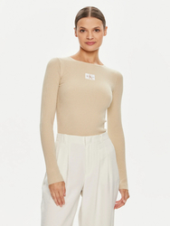 Calvin Klein dámsky béžový sveter - XS (RAE)