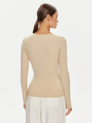 Calvin Klein dámsky béžový sveter - XS (RAE)