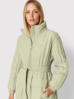 Calvin Klein dámsky svetlozelený prechodný kabát - S (RB8)