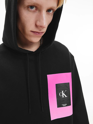Calvin Klein pánska čierna mikina - L (BEH)