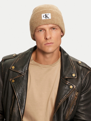 Calvin Klein pánska béžová čiapka - OS (PF2)