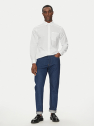 Calvin Klein pánska biela košeľa - L (YAA)