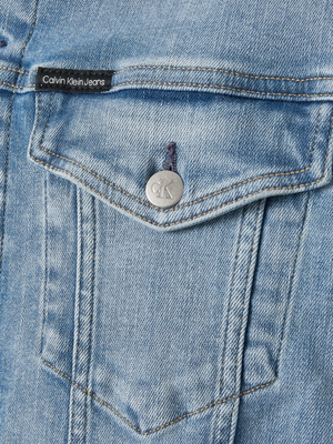 Calvin Klein pánska modrá džínsová bunda - XL (1AA)