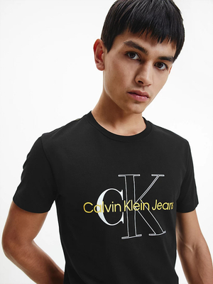 Calvin Klein pánske čierne tričko - L (BEH)