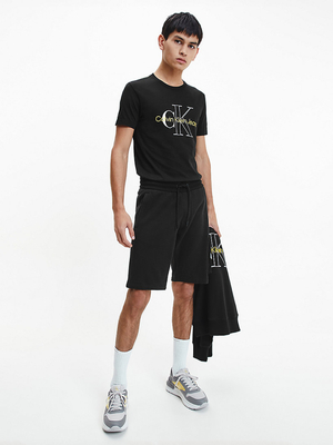 Calvin Klein pánske čierne tričko - L (BEH)