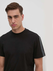 Calvin Klein pánske čierne tričko  - L (BEH)