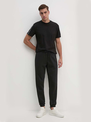 Calvin Klein pánske čierne tričko  - L (BEH)