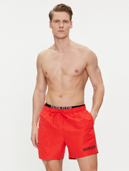 Calvin Klein pánske červené plavky - S (XM9)