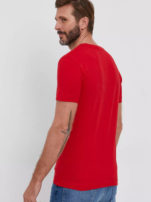 Calvin Klein pánske červené tričko - S (XCF)