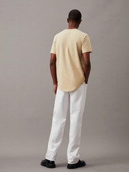 Calvin Klein pánske béžové tričko - L (RAE)