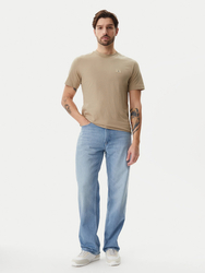 Calvin Klein pánske béžové tričko - L (HI0)
