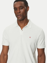Calvin Klein pánske biele polo tričko - L (YAD)