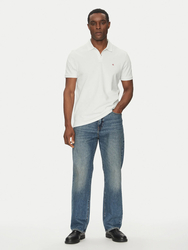 Calvin Klein pánske biele polo tričko - L (YAD)