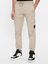 Calvin Klein pánske béžové cargo nohavice - S (PED)