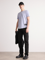 Calvin Klein pánske fialové tričko  - S (CAG)