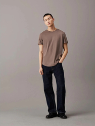Calvin Klein pánske hnedé tričko - L (PBX)