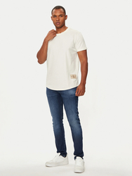 Calvin Klein pánske krémové tričko - L (YBI)
