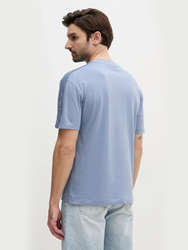 Calvin Klein pánske modré tričko - L (CKG)