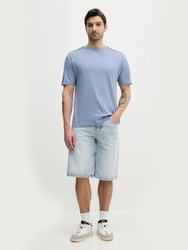 Calvin Klein pánske modré tričko - L (CKG)