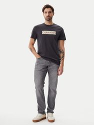 Calvin Klein pánske tmavo šedé tričko - L (BA1)