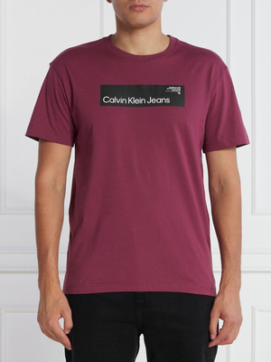 Calvin Klein pánske fialové tričko - XL (VAC)