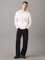 Calvin Klein pánsky béžový sveter - S (PDH)