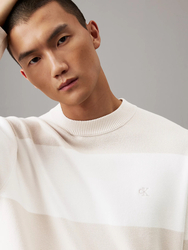 Calvin Klein pánsky béžový sveter - S (PDH)