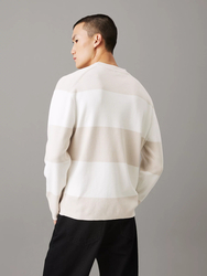 Calvin Klein pánsky béžový sveter - S (PDH)