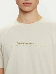 Calvin Klein pánske béžové tričko - L (PDH)